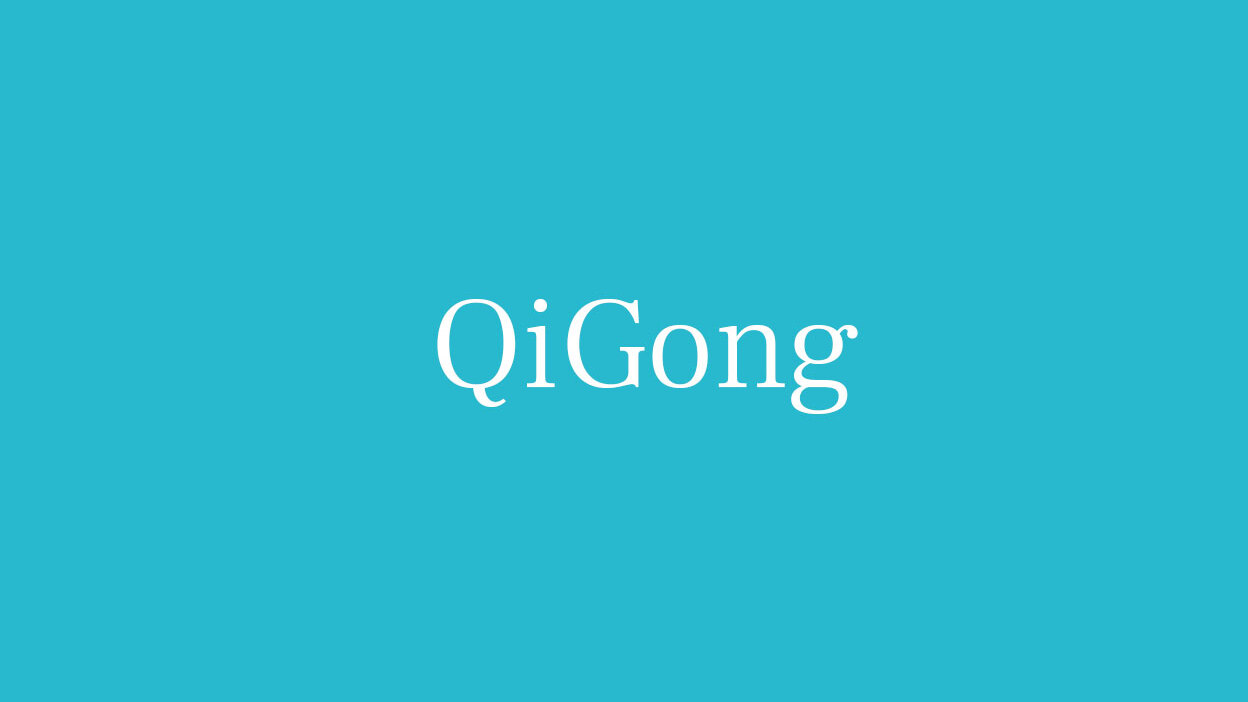 Schriftzug QiGong